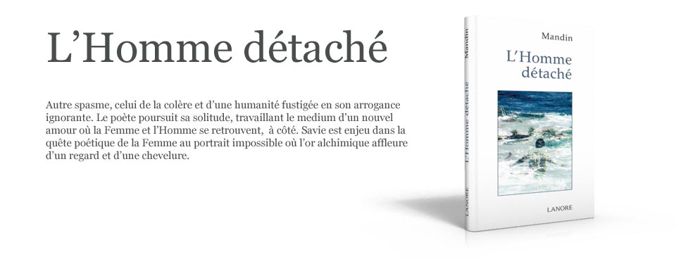 Livre de poésie L'Homme Détaché